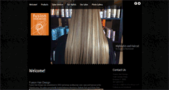 Desktop Screenshot of fusionhairdesign.com